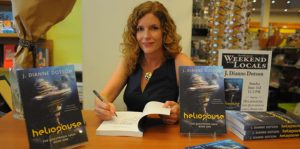 Book signing by an author